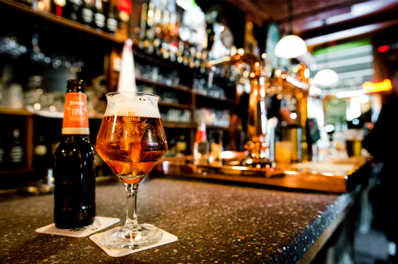 Een bierglas, niet hét bierglas. Foto ANP