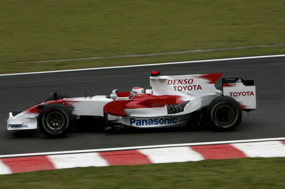 Formule 1-auto van Toyota