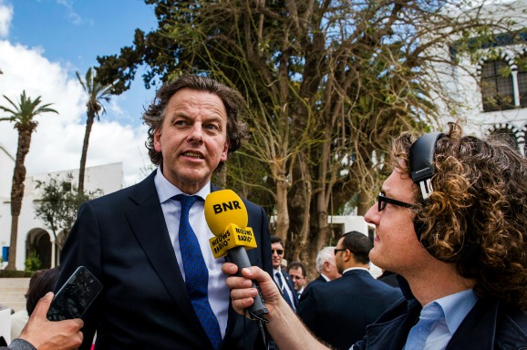 Foto: ANP - Koenders voor het Bardomuseum vorig jaar
