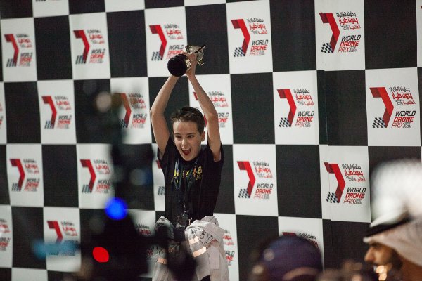 De winnaar. Foto: World Drone Prix