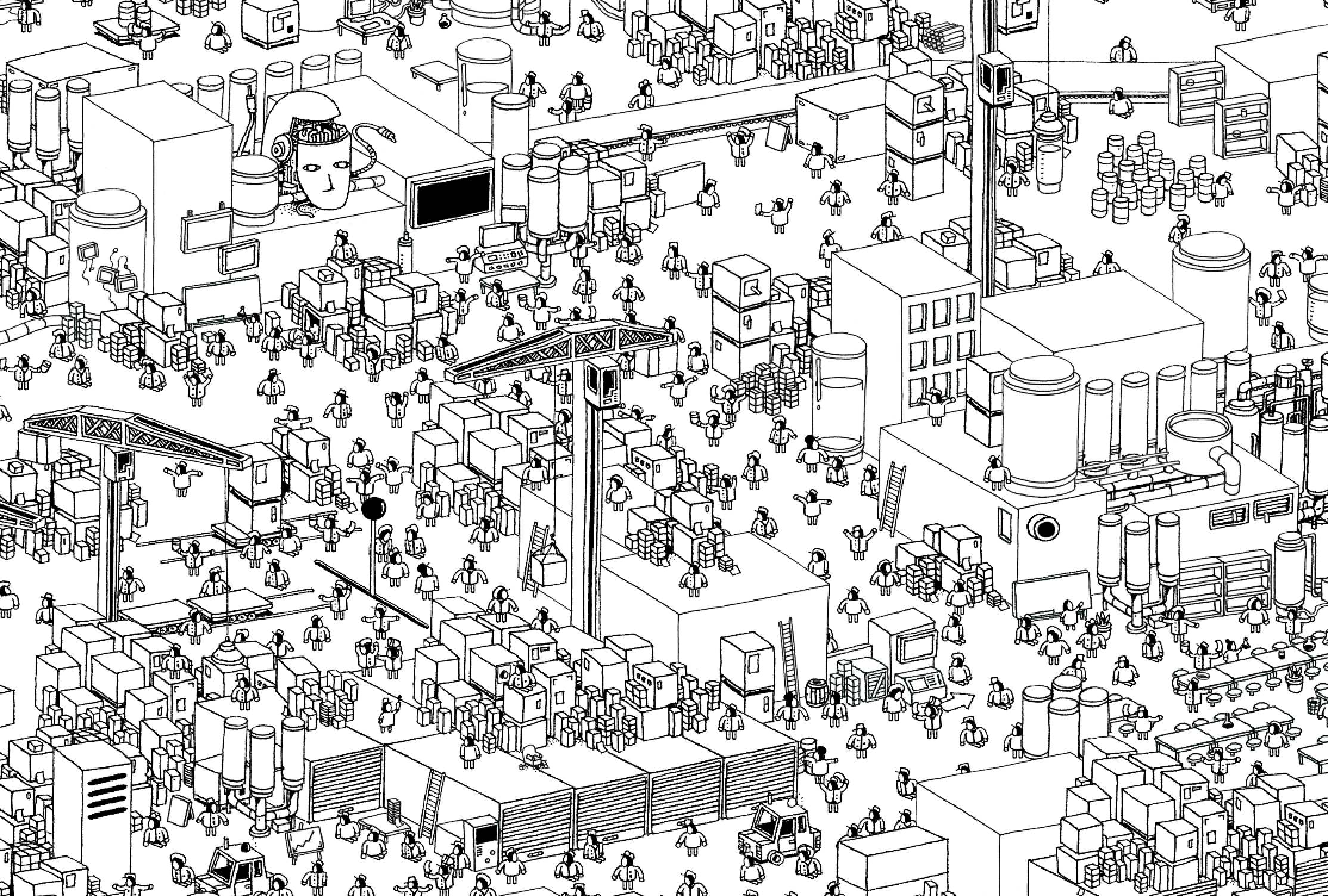 Screenshot uit Hidden Folks