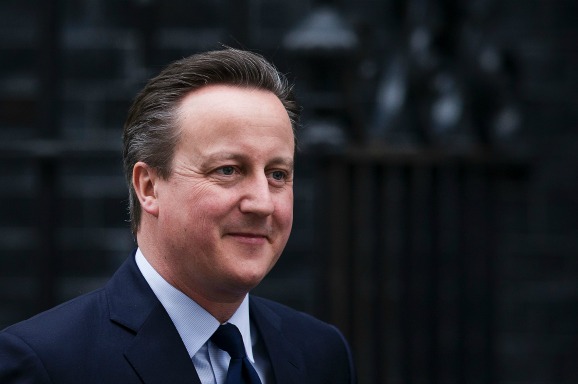 De Britse premier Cameron. Foto ANP