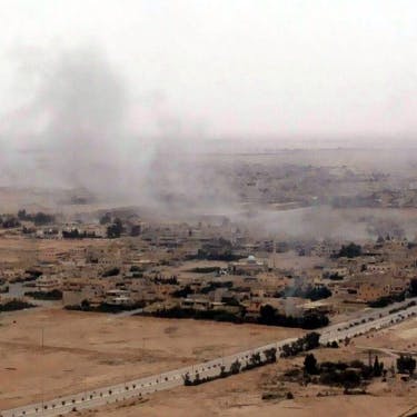 Syrisch leger rukt op in Palmyra