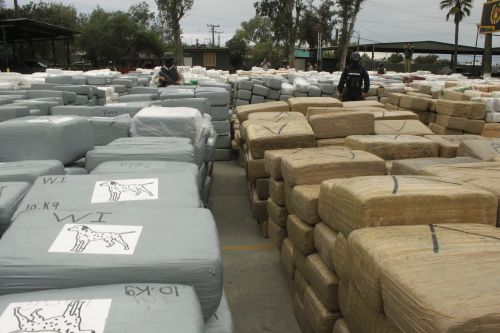 In beslag genomen drugs in Mexico. EPA