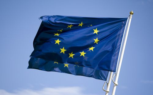 Vlag van Europese Unie. ANP