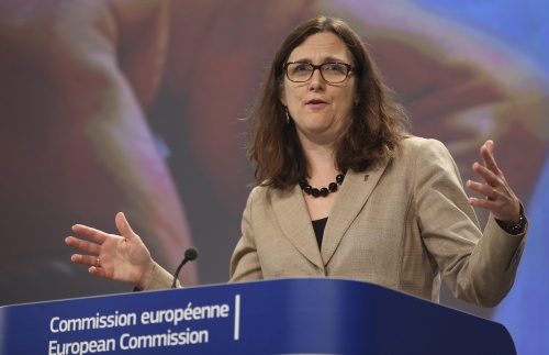 EU-commissaris Cecilia Malmström. EPA