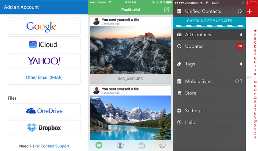 outlook_fullcontact_pushbullet