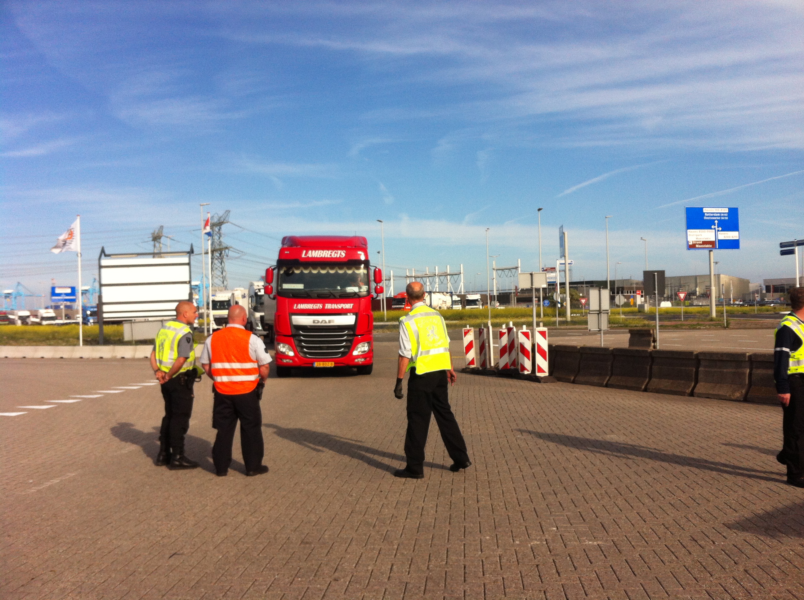 Douane voert actie in de Rotterdamse haven