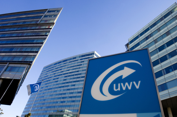 Het hoofdkantoor van UWV in Amsterdam.