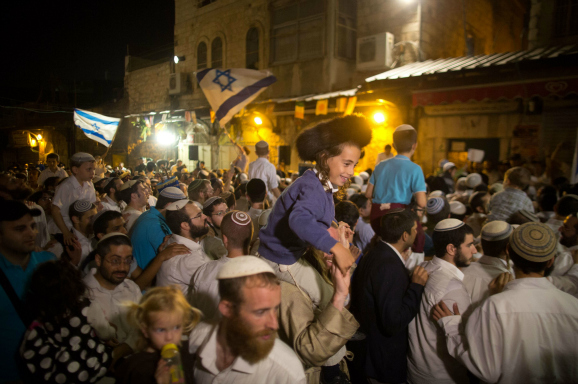 Het Protest van rechtse Israëli's. Foto: ANP