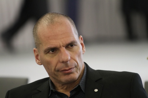 De Griekse minister van Financiën GrYanis Varoufakis. EPA 