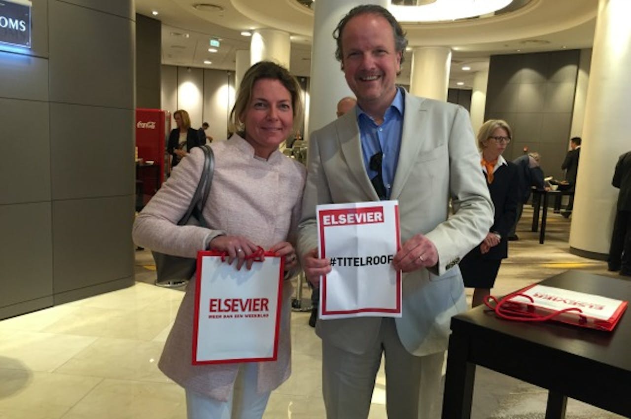 Redacteur Fleuriette van de Velde met Rene Rijckevorsel (plaatsvervangend hoofdredacteur). Foto BNR / Harmen van der Veen