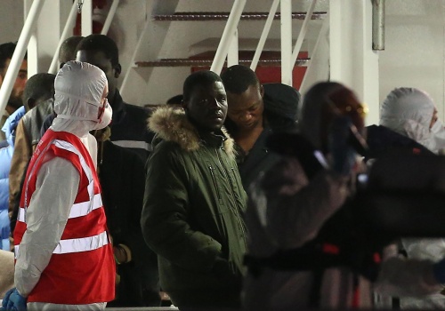 Mohammed Ali Malek (L). EPA