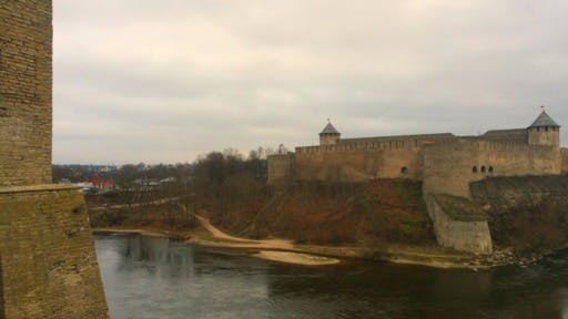 Rusland gezien vanaf Narva