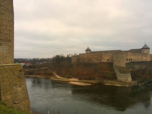 Rusland gezien vanaf Narva
