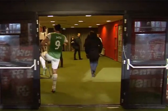Graziano Pellè na afloop van FC Twente - Feyenoord