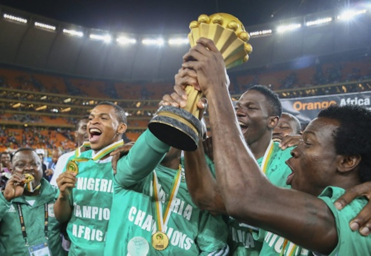 De Afrikacup werd in 2013 gewonnen door Nigeria. ANP