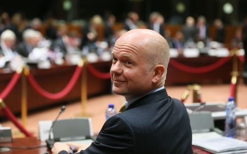 Britse minister van Buitenlandse Zaken William Hague. EPA
