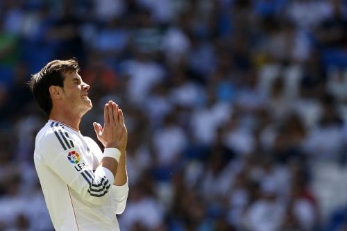 Gareth Bale tijdens duel met Espanyol. EPA