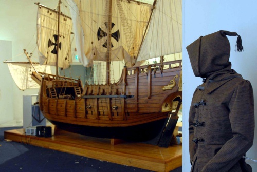 Een model van de Santa Maria. EPA