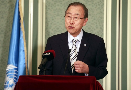 Ban Ki-moon. EPA