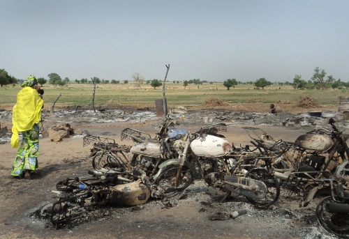 Archiefbeeld van een aanslag in Maiduguri. EPA