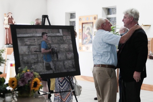 Herdenking van de onthoofde journalist James Foley. EPA