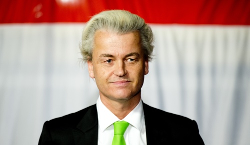 Geert Wilders woensdagavond. ANP