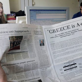 Griekse journalisten staken tot woensdag