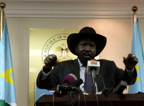 Salva Kiir. EPA