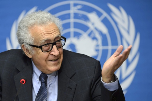 Lakhdar Brahimi. EPA