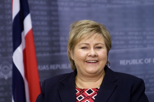 Erna Solberg. EPA