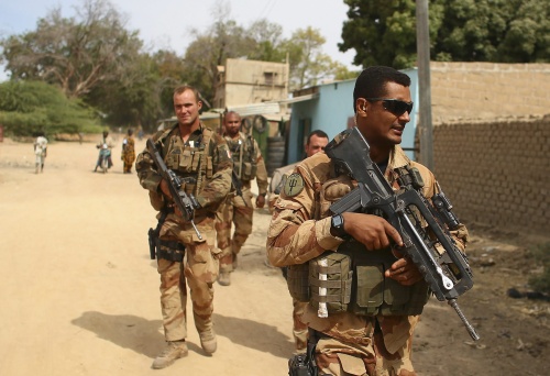 Franse militairen in Mali. EPA