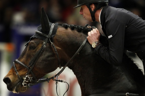 Archiefbeeld van Jur Vrieling met een ander paard. EPA