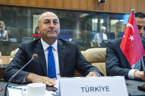 Minister Mevlut Cavusoglu. EPA