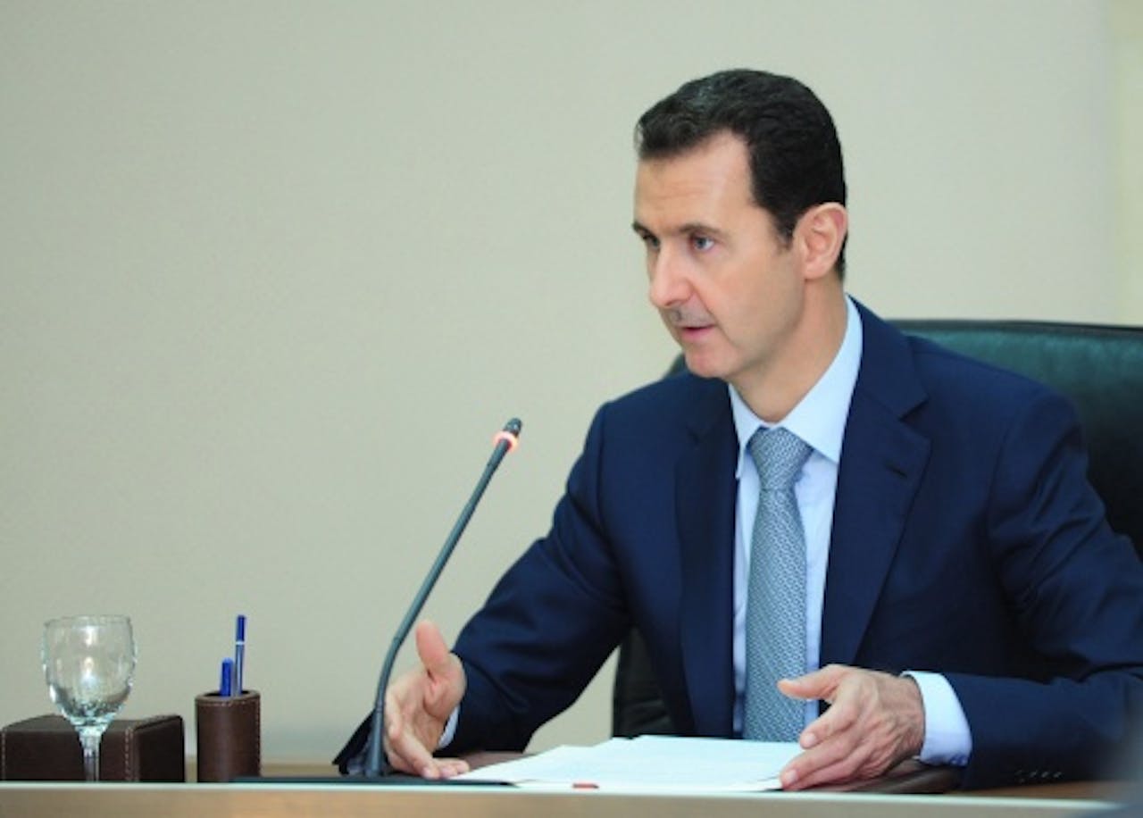 Archiefbeeld van Bashar al-Assad. EPA