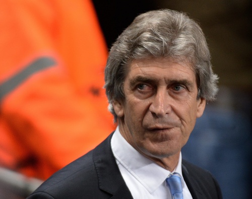 Trainer Manuel Pellegrini van City. EPA