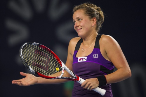 Barbora Zahlavova Strycova. EPA