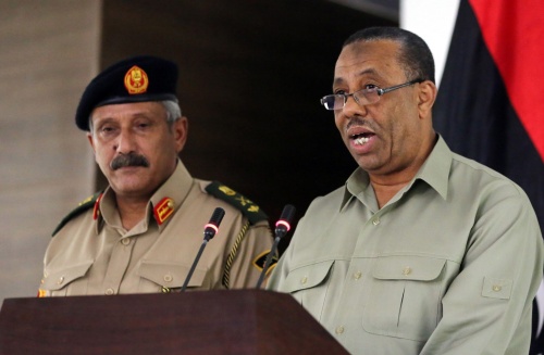 Libische interim-premier Abdullah al-Thini. EPA