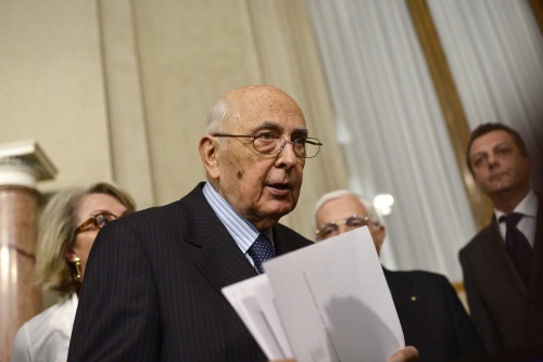 Giorgio Napolitano. EPA