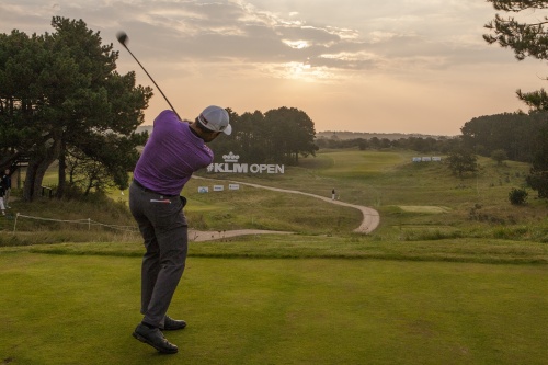 Archiefbeeld van een golfer. EPA