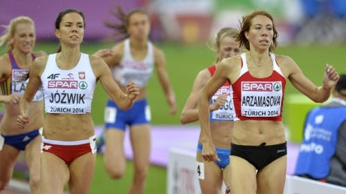 Archiefbeeld van Marina Arzamasova (R). EPA