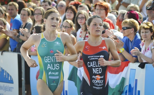Maaike Caelers(R). EPA