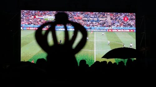 WK-voetbal zorgt voor verkoop tv's. ANP