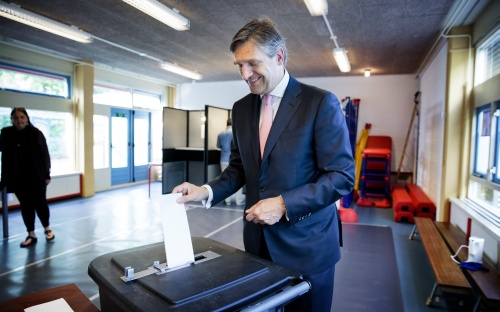 CDA-leider Sybrand van Haersma Buma. ANP