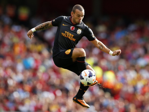 Wesley Sneijder (archieffoto 4 augustus 2013). EPA