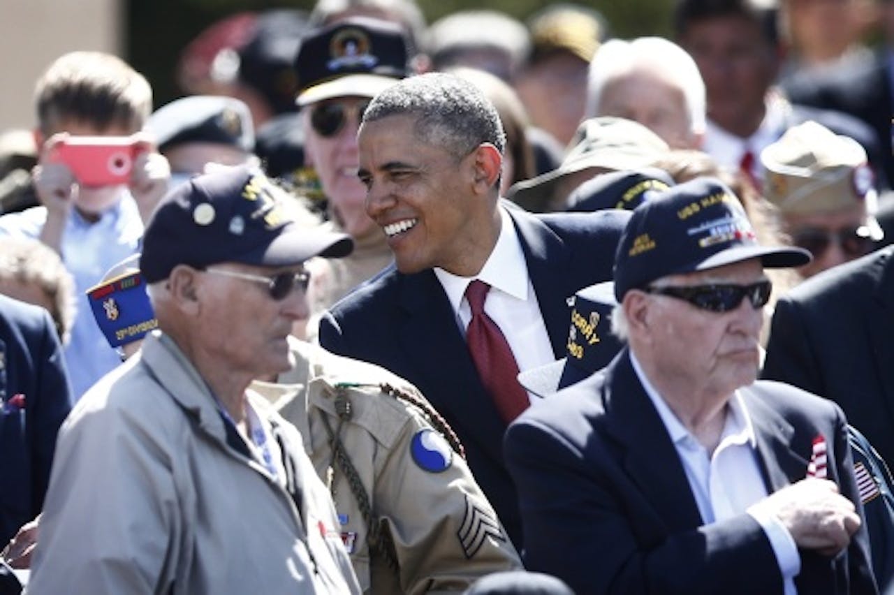 President Obama met veteranen. EPA