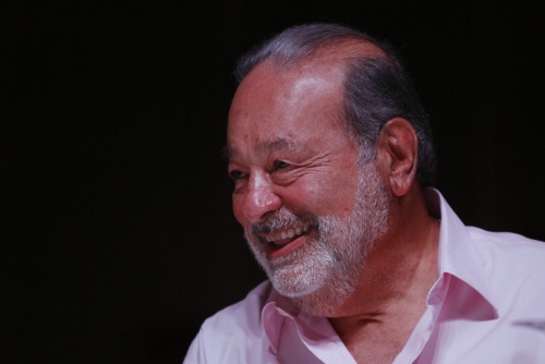 De Mexicaanse telecombaas Carlos Slim. EPA