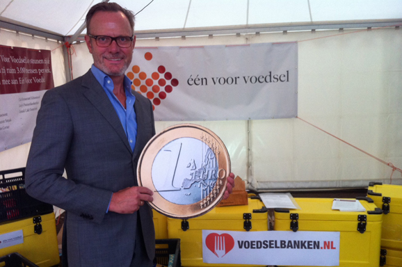 Job van Dooren, vicevoorzitter van de Stichting Eén Voor Voedsel.