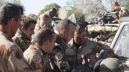Franse militairen in Mali. EPA